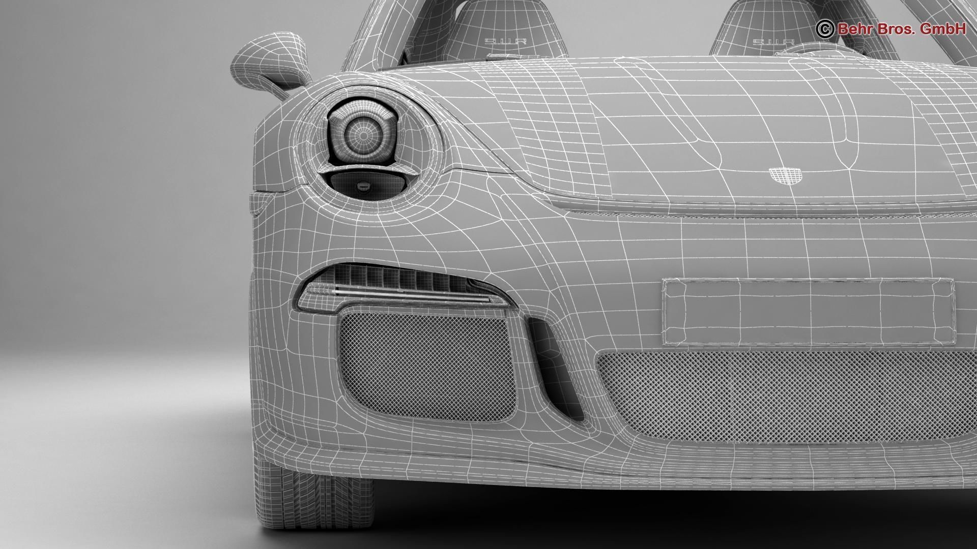 Porsche 911 R 2017 3D model_21