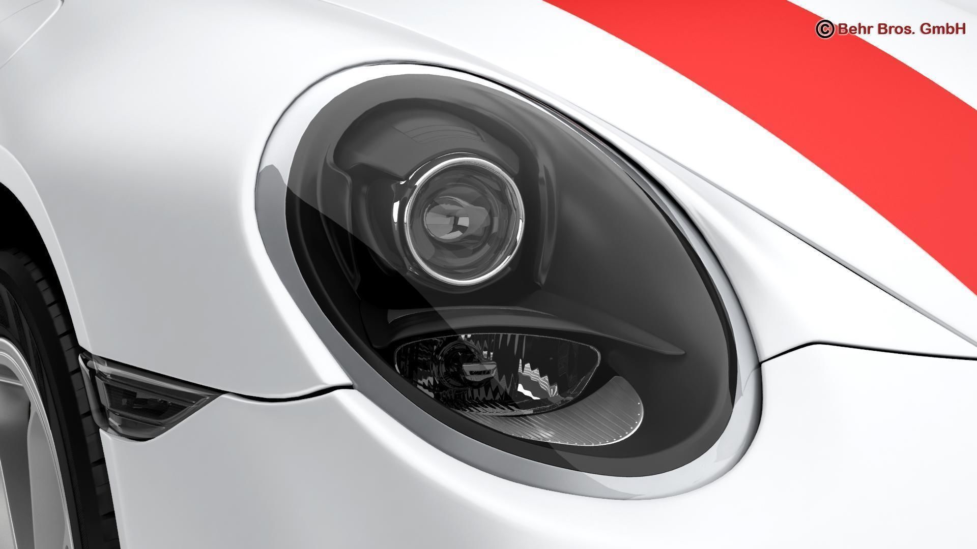 Porsche 911 R 2017 3D model_9