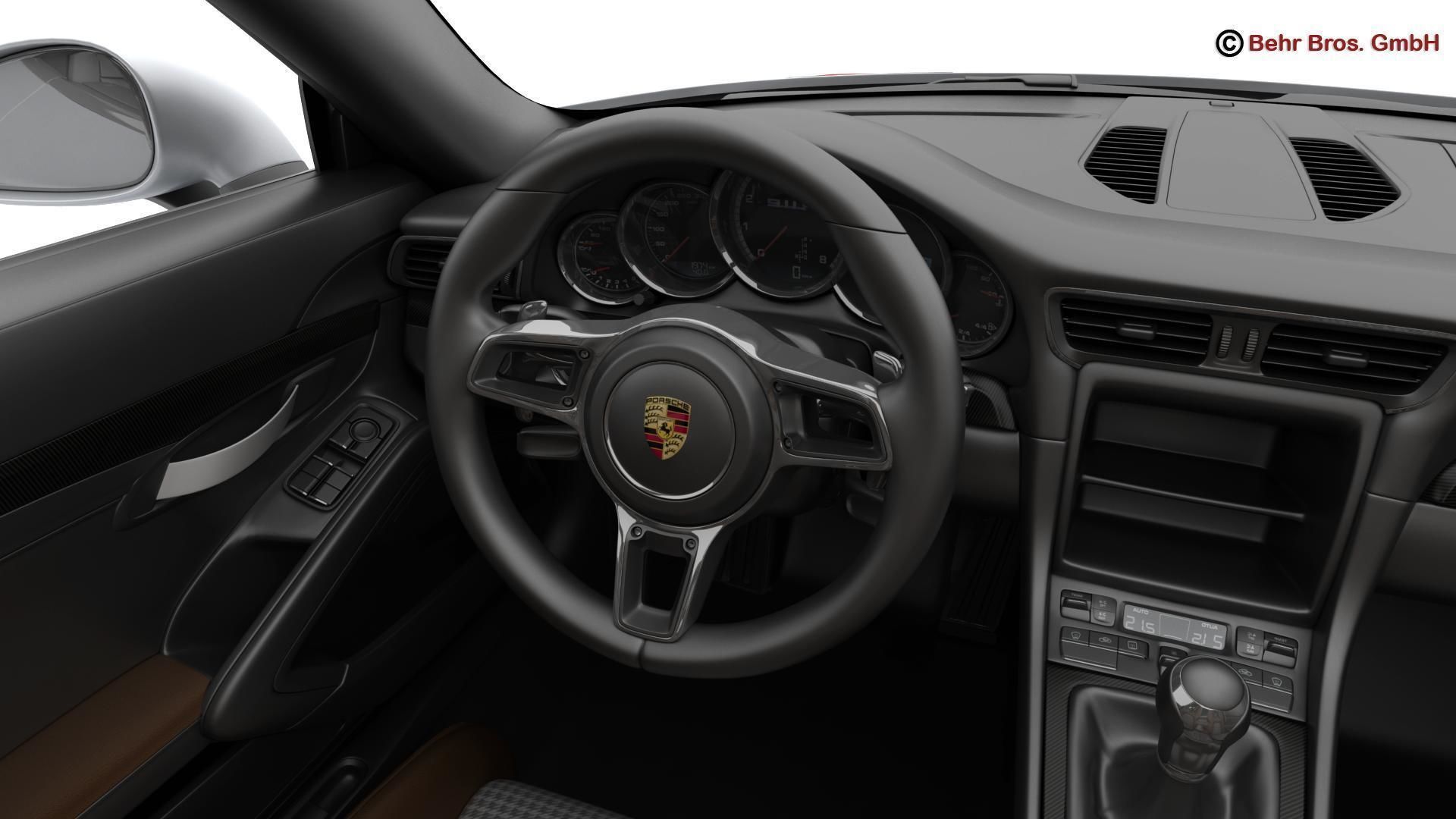 Porsche 911 R 2017 3D model_14