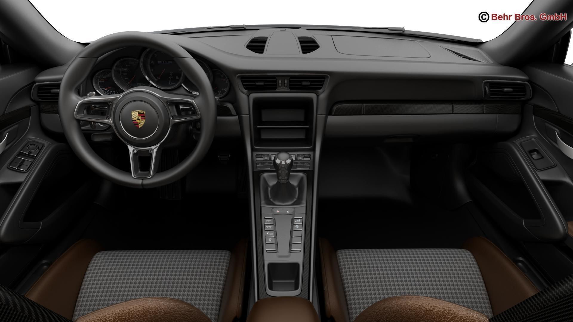 Porsche 911 R 2017 3D model_13