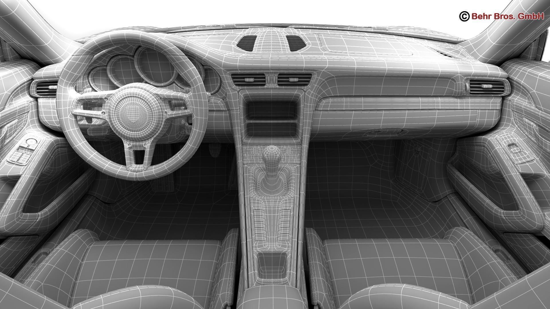 Porsche 911 R 2017 3D model_28