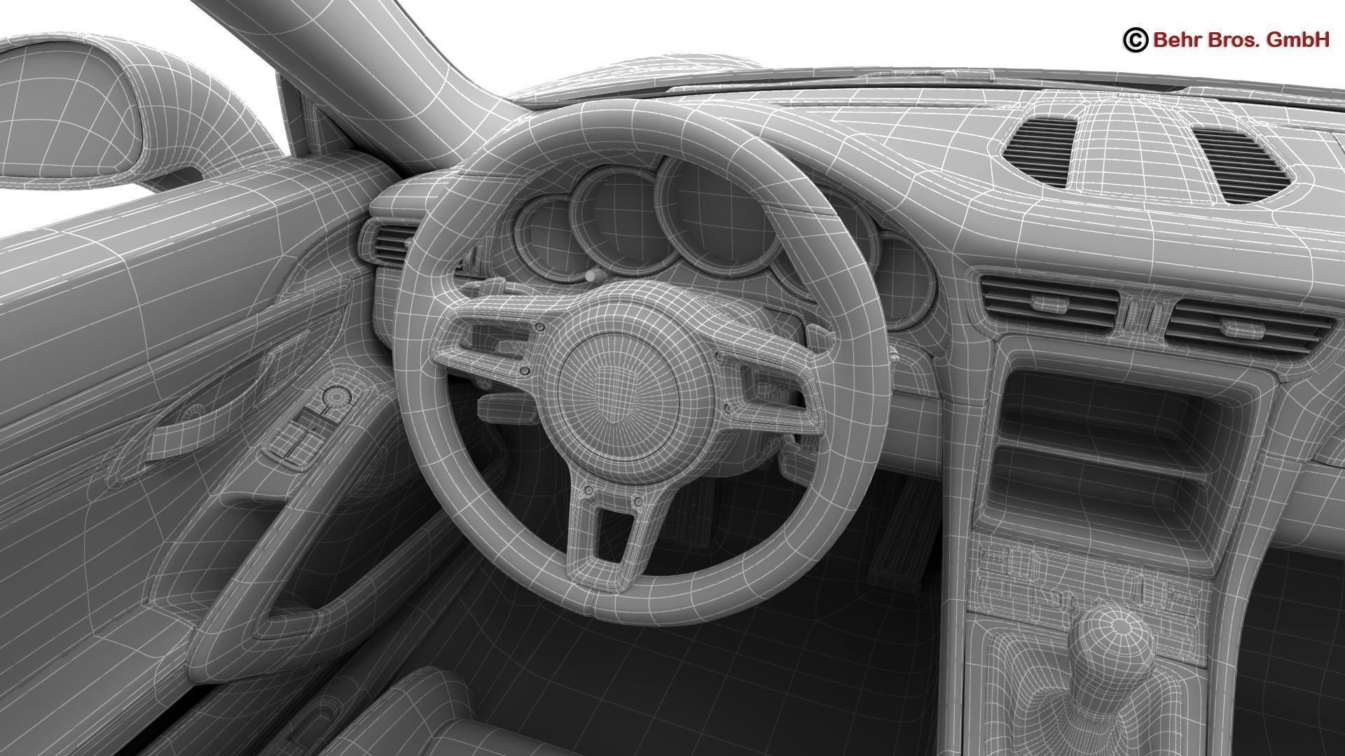 Porsche 911 R 2017 3D model_29