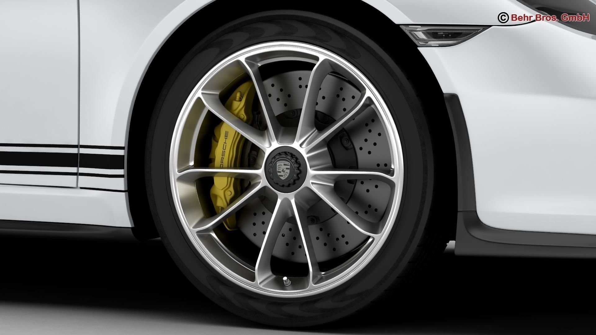 Porsche 911 R 2017 3D model_8