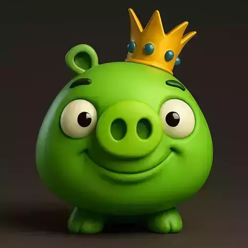 King Pig with Legs from Angry Birds