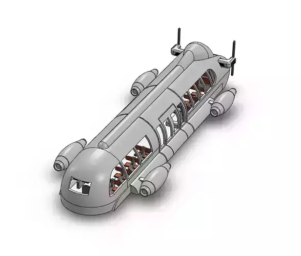 Magnaline 3000 Airbus 3D print model