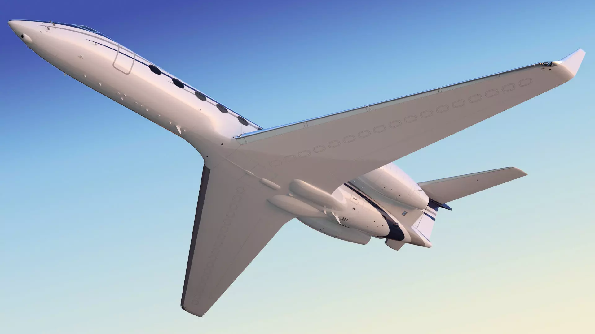 Private Jet Generic v2 3D model_6