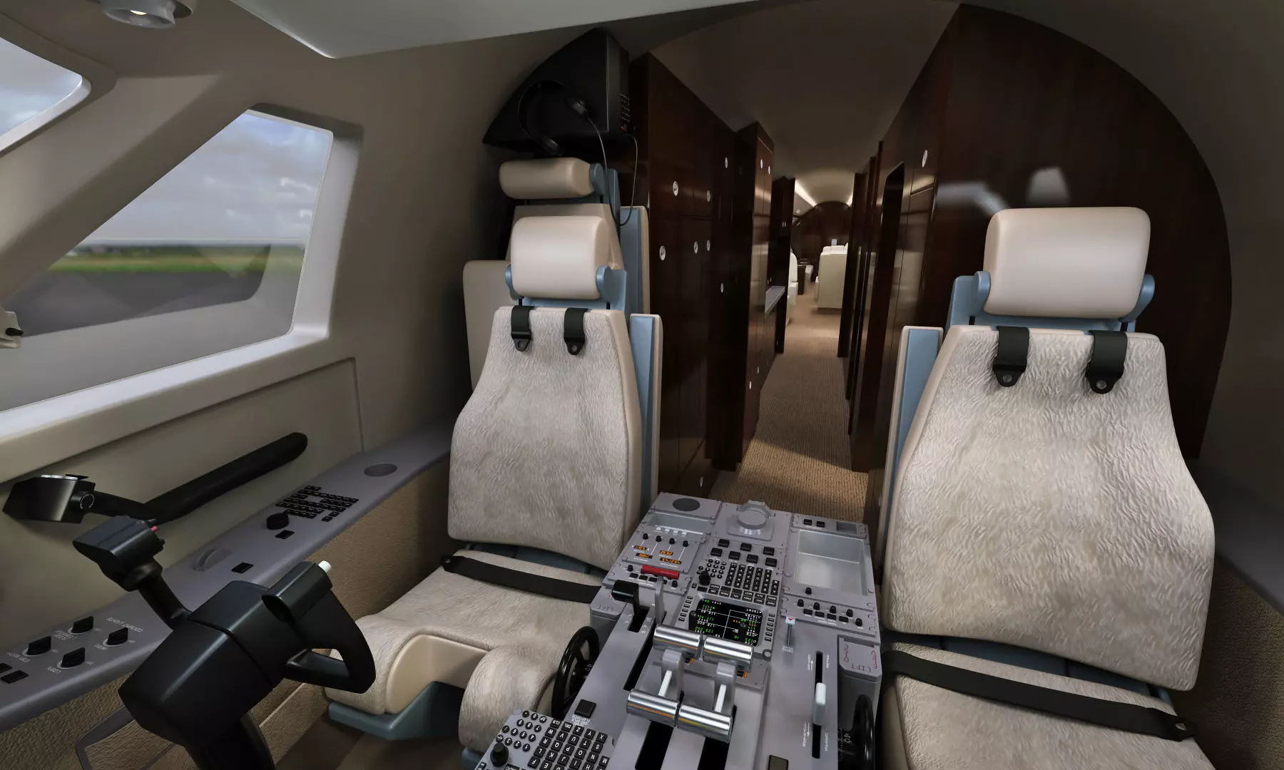 Private Jet Generic v2 3D model_43