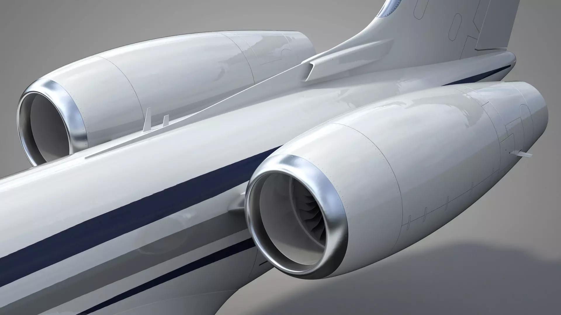 Private Jet Generic v2 3D model_30