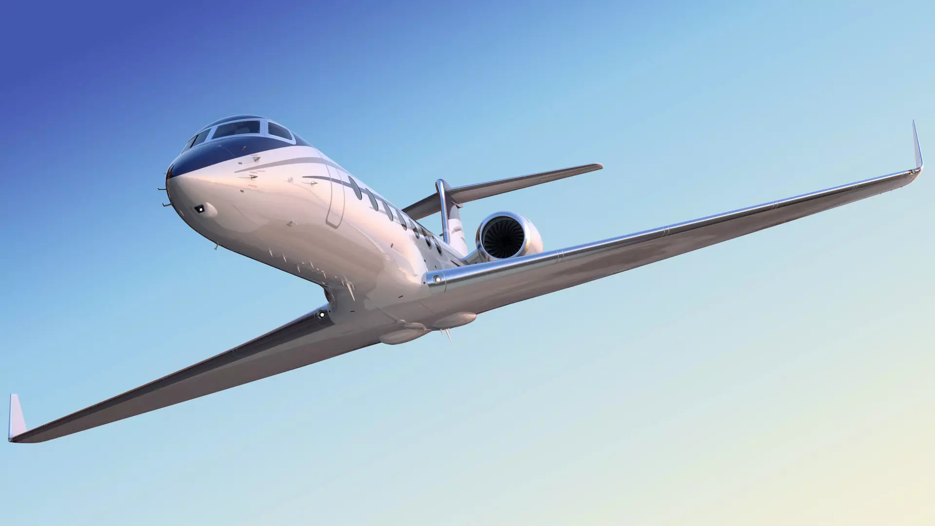 Private Jet Generic v2 3D model_11