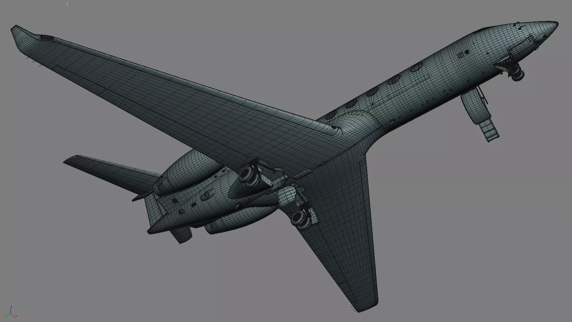 Private Jet Generic v2 3D model_50