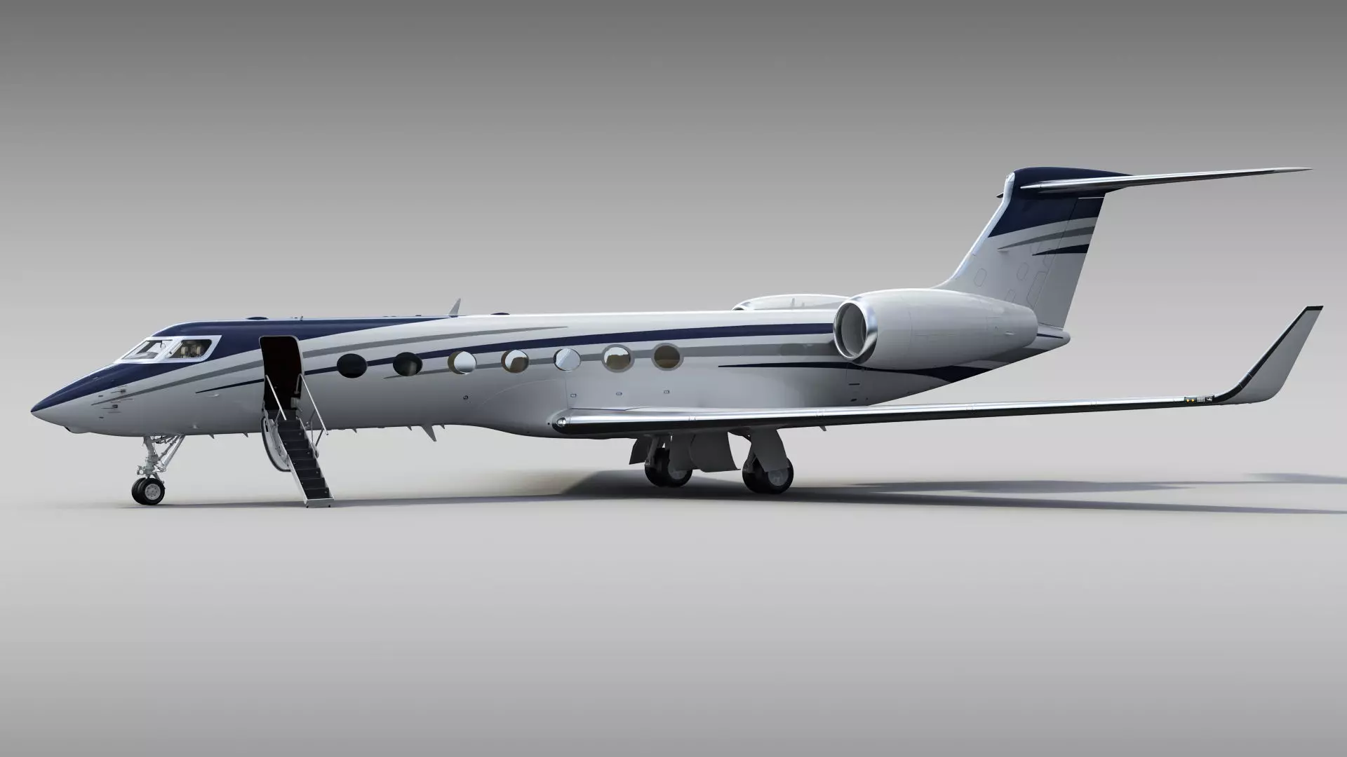 Private Jet Generic v2 3D model_19