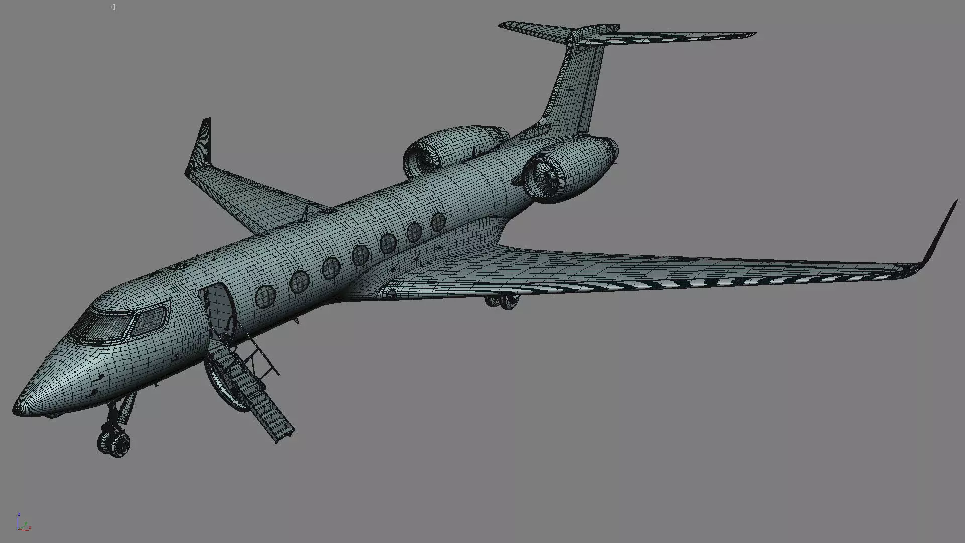 Private Jet Generic v2 3D model_46