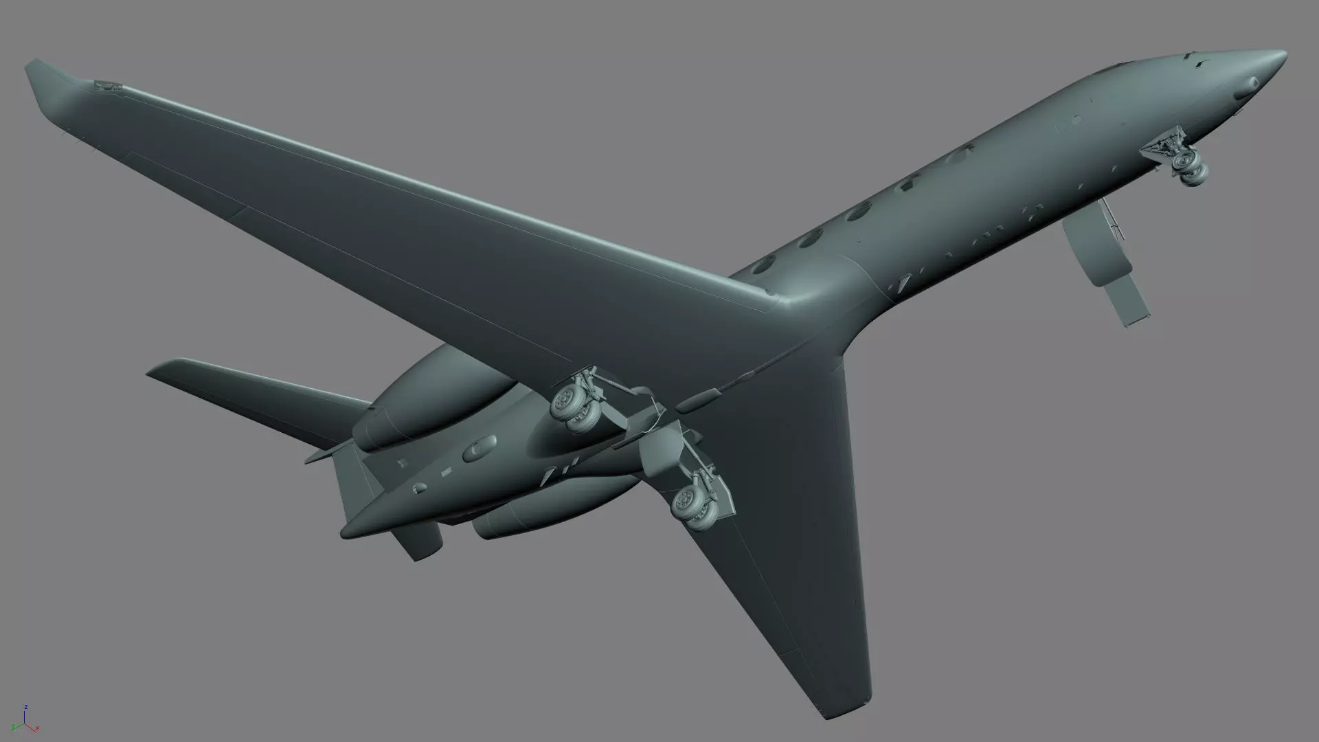 Private Jet Generic v2 3D model_49