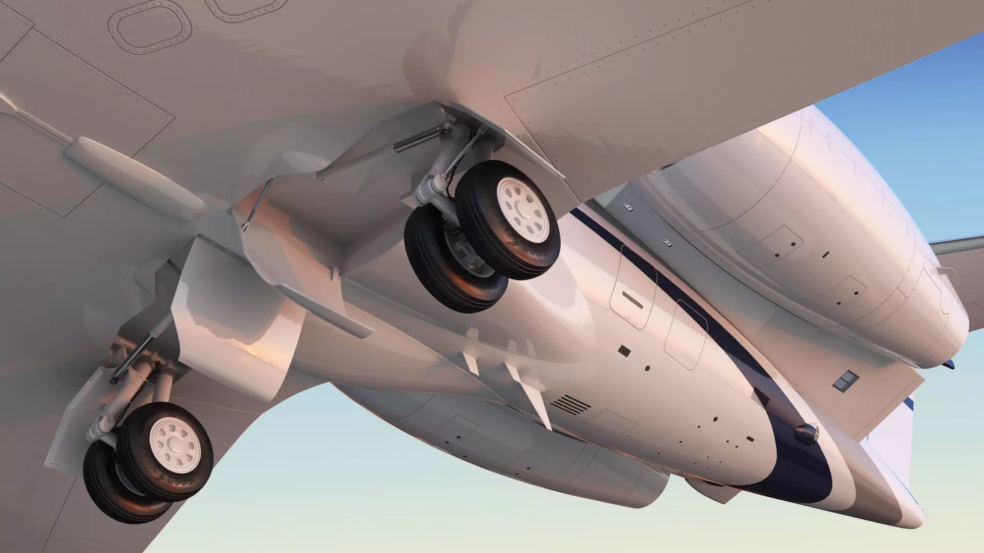 Private Jet Generic v2 3D model_9