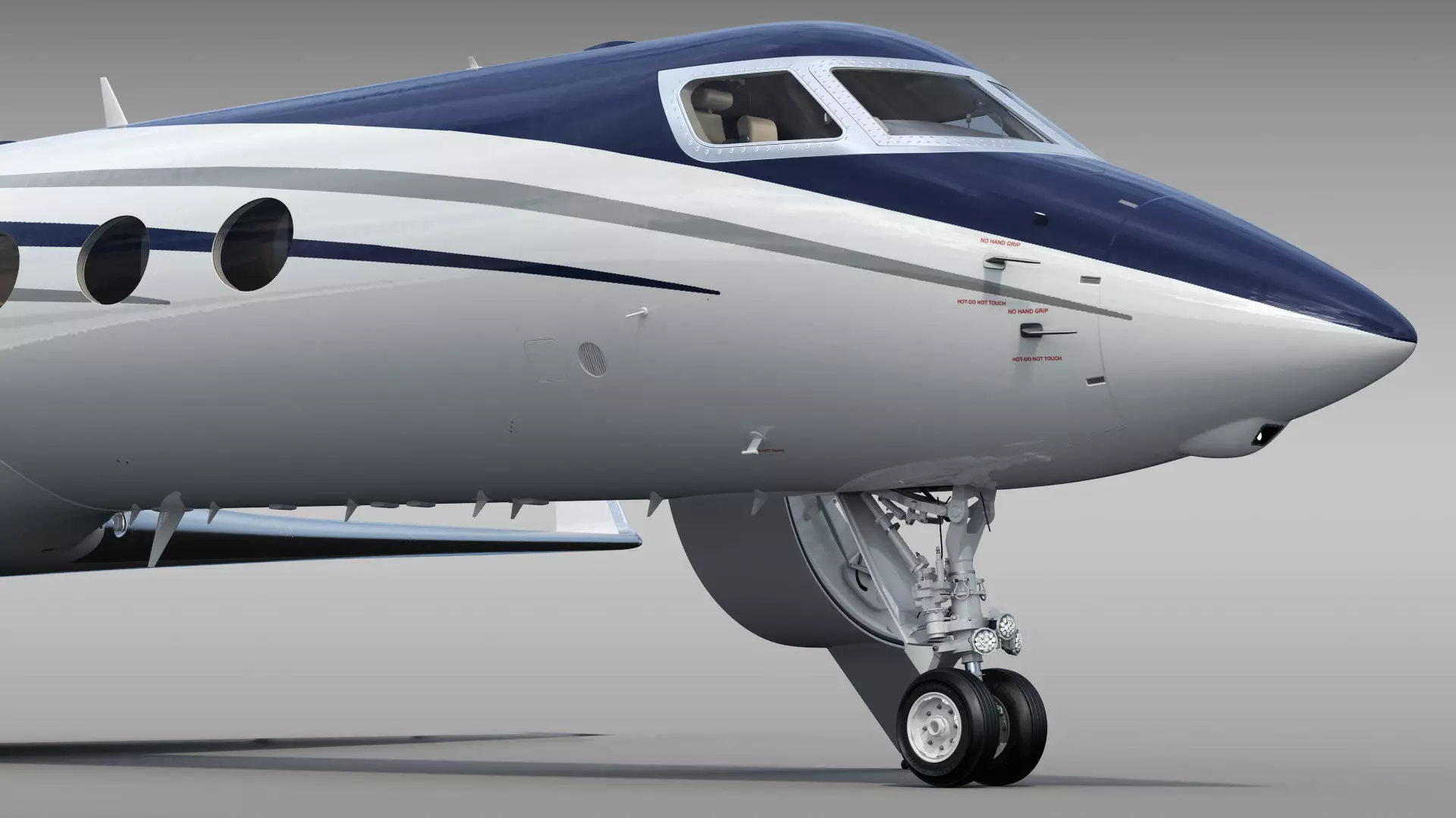 Private Jet Generic v2 3D model_15