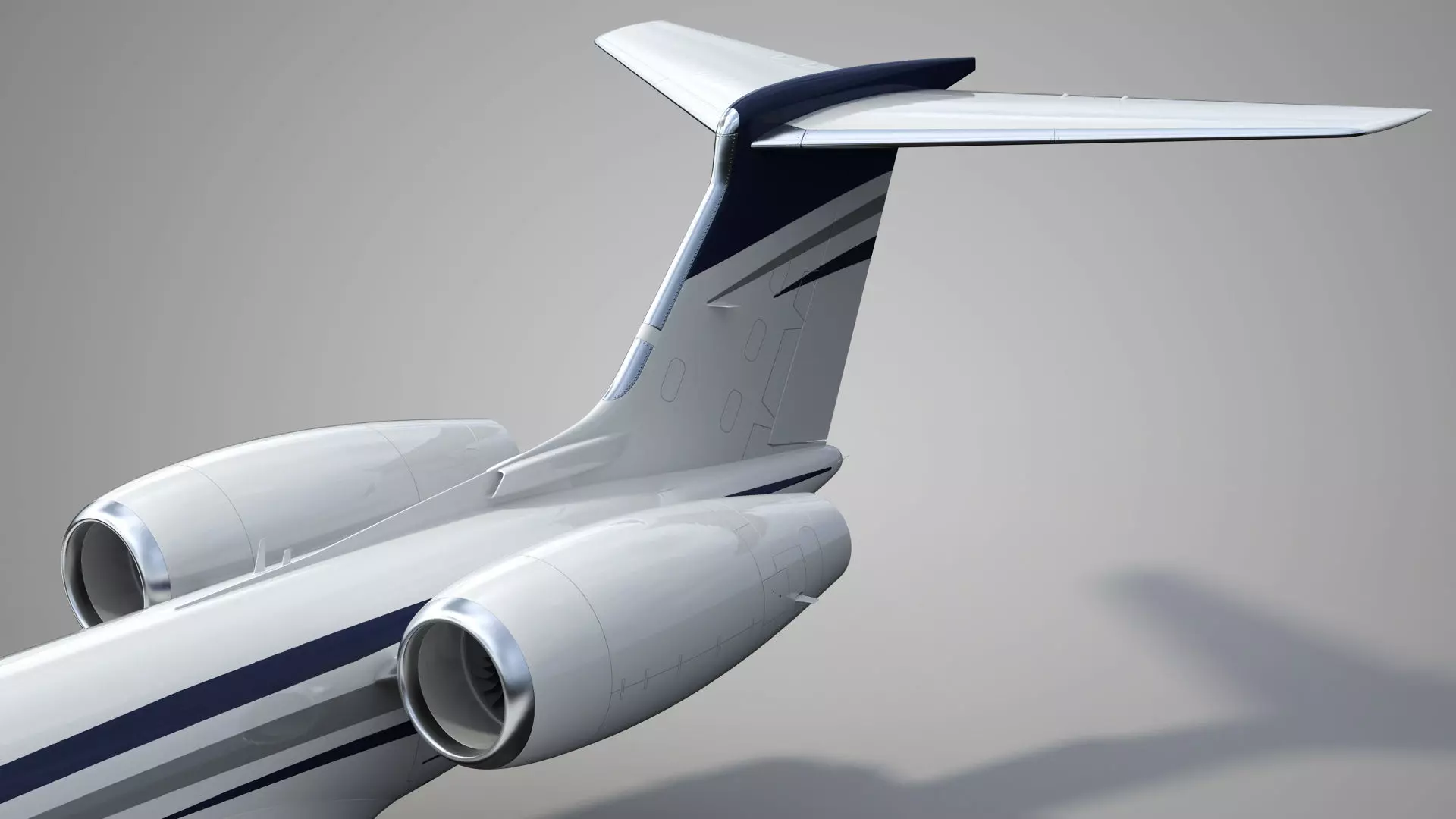 Private Jet Generic v2 3D model_29