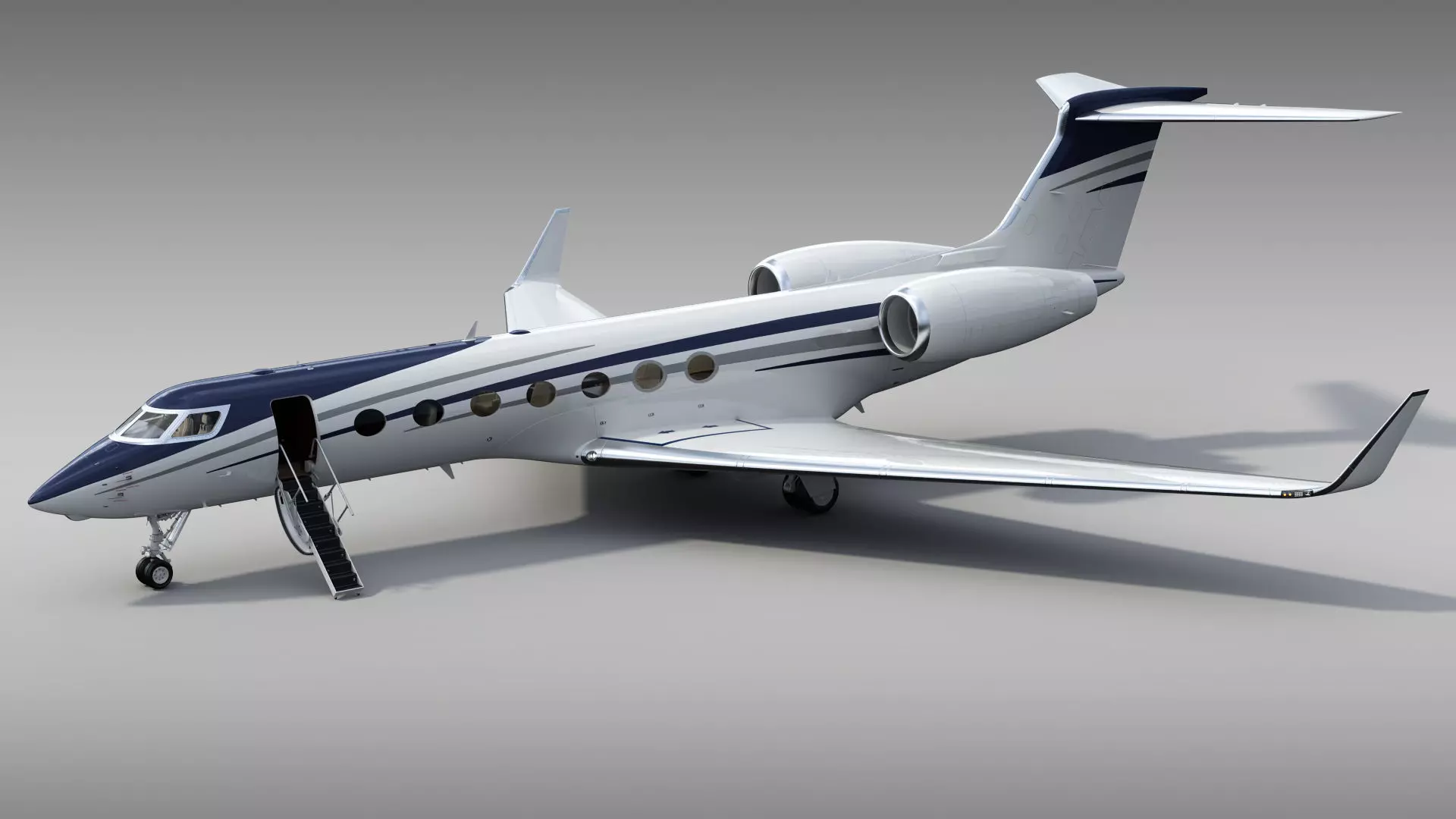 Private Jet Generic v2 3D model_24