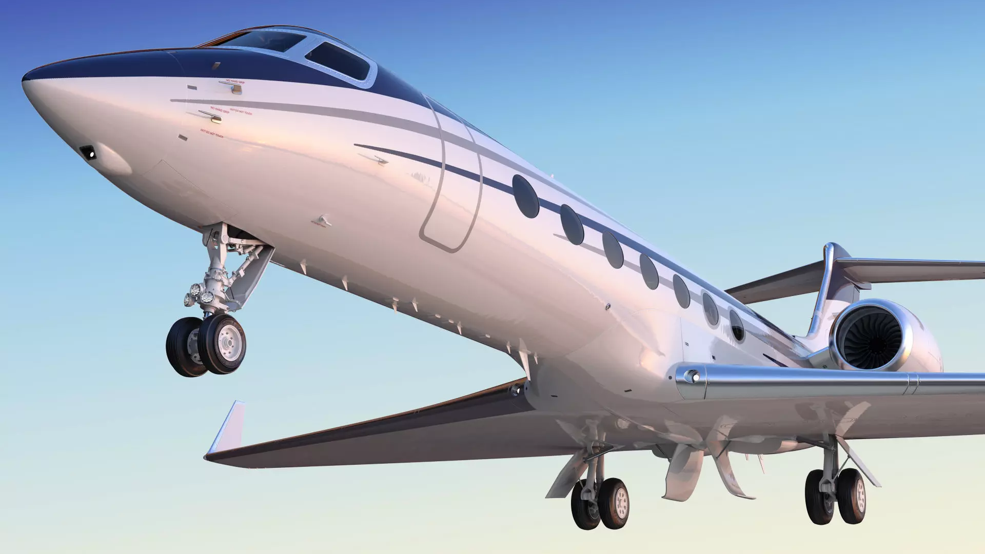 Private Jet Generic v2 3D model_8