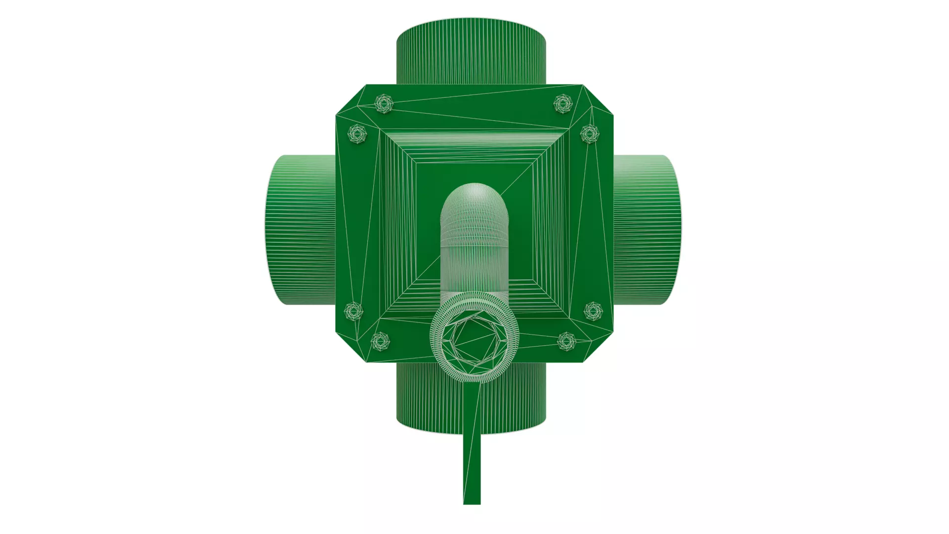 Rusty Traffic Light 3D Model 3D model_8