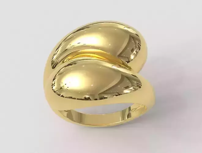 Bold Symmetrical Ring