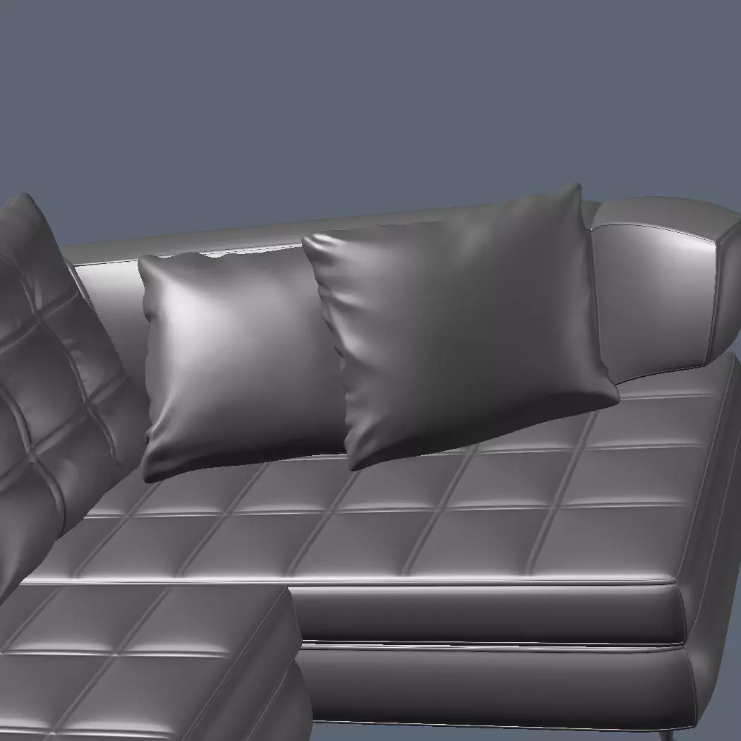 Modern Corner Sectional Sofa Nikol 3D model_14