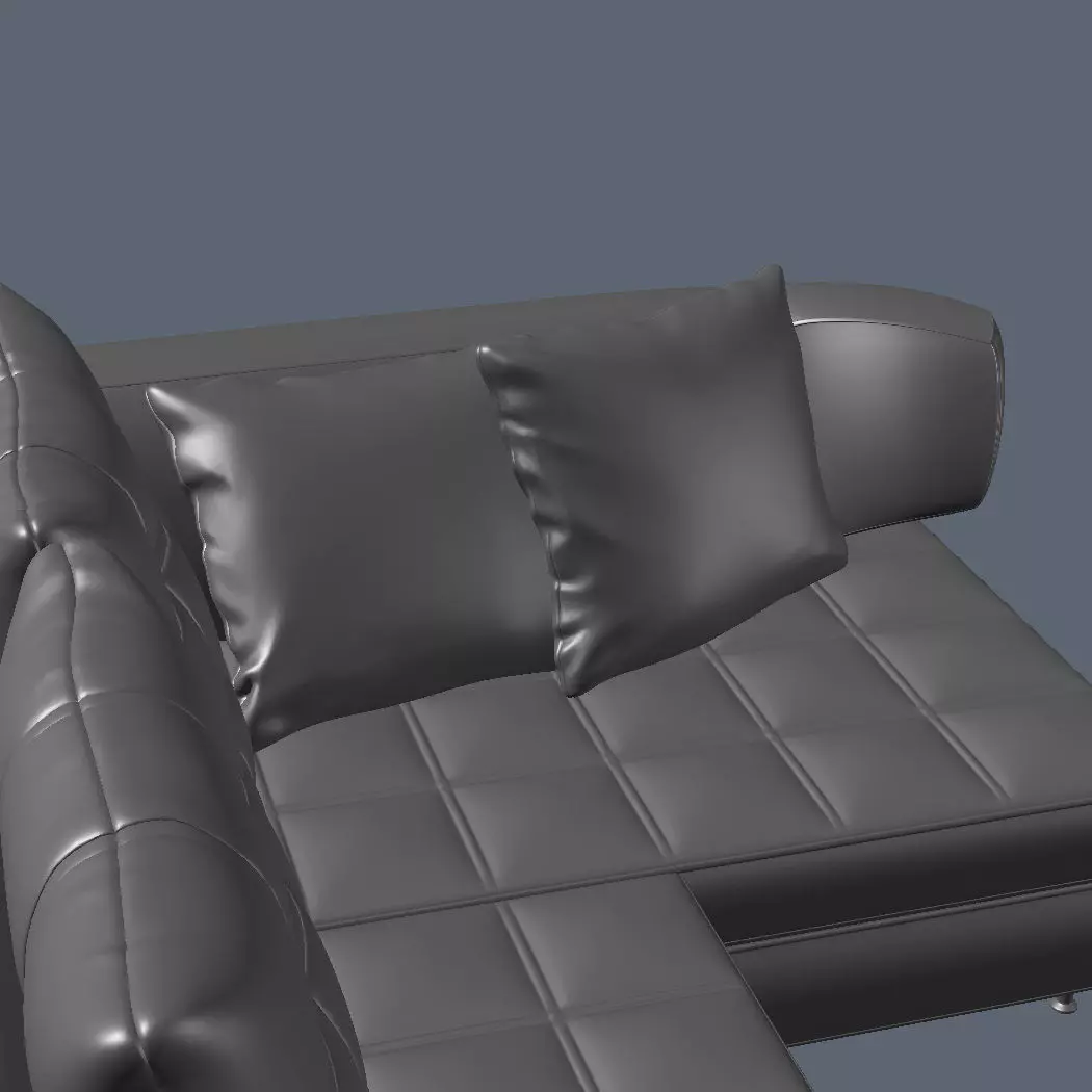 Modern Corner Sectional Sofa Nikol 3D model_15