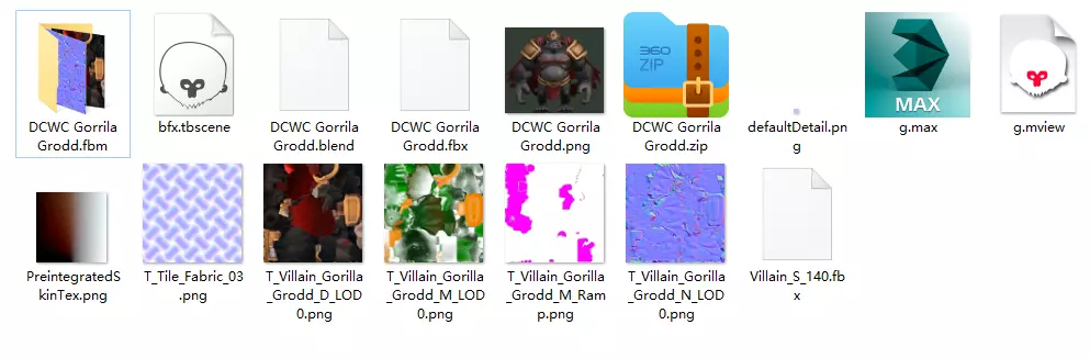  Gorrila Grodd Low-poly 3D model_27