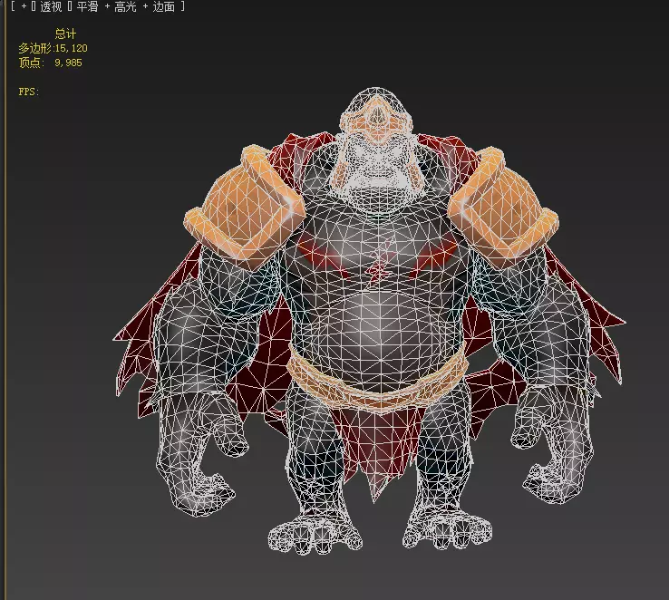  Gorrila Grodd Low-poly 3D model_15