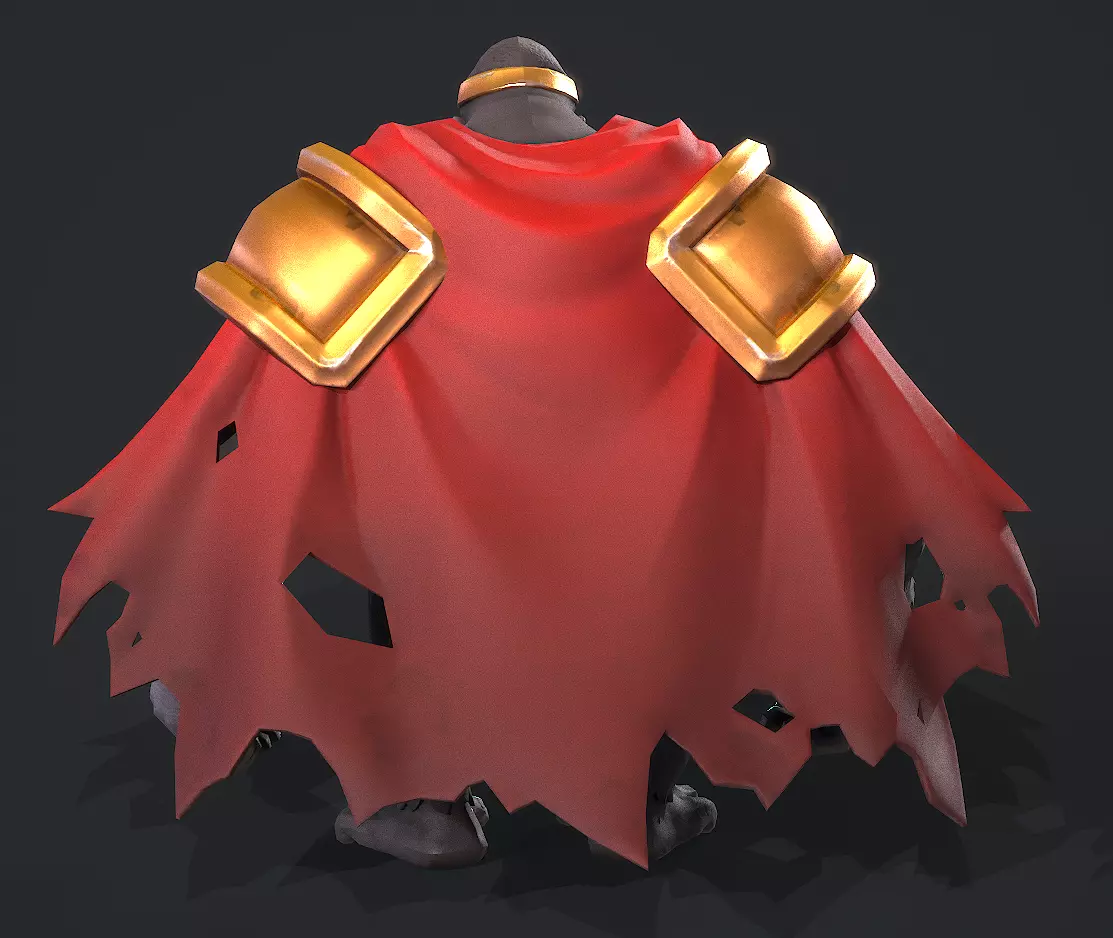  Gorrila Grodd Low-poly 3D model_8