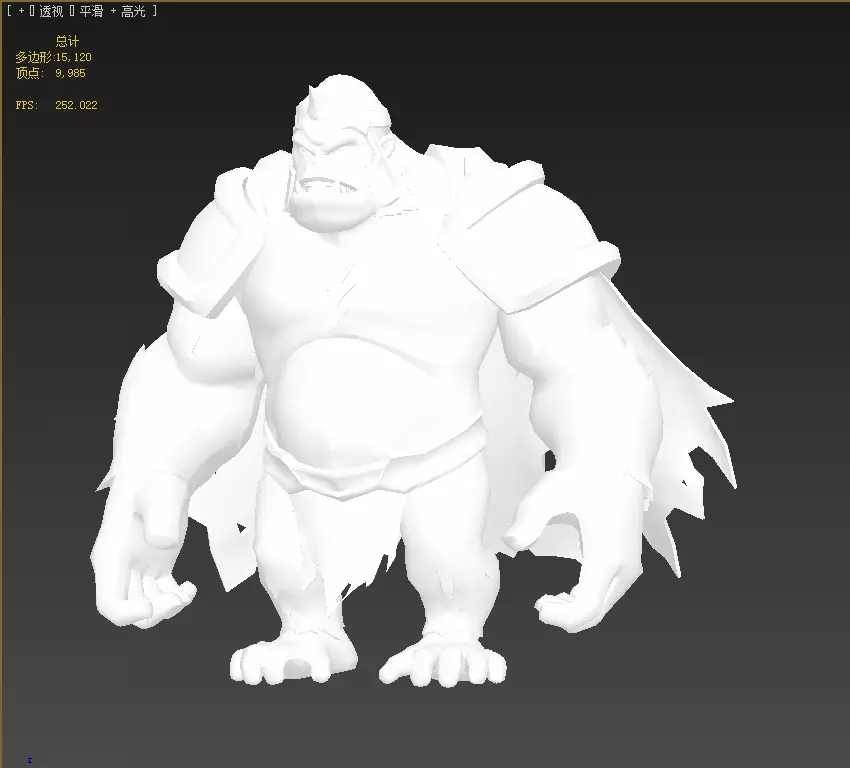  Gorrila Grodd Low-poly 3D model_22