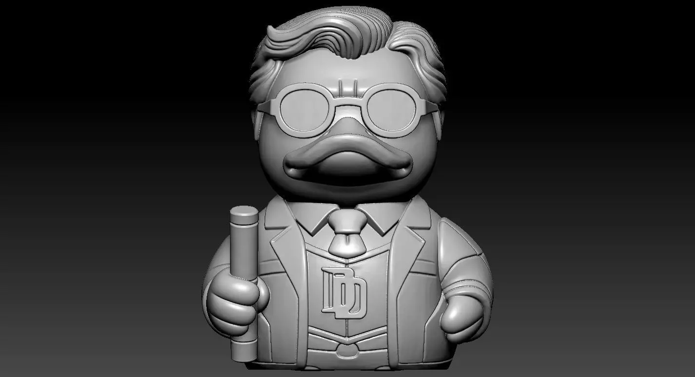 Rubber Duck - Matt Murdock - Daredevil - 3d print 3D print model_1