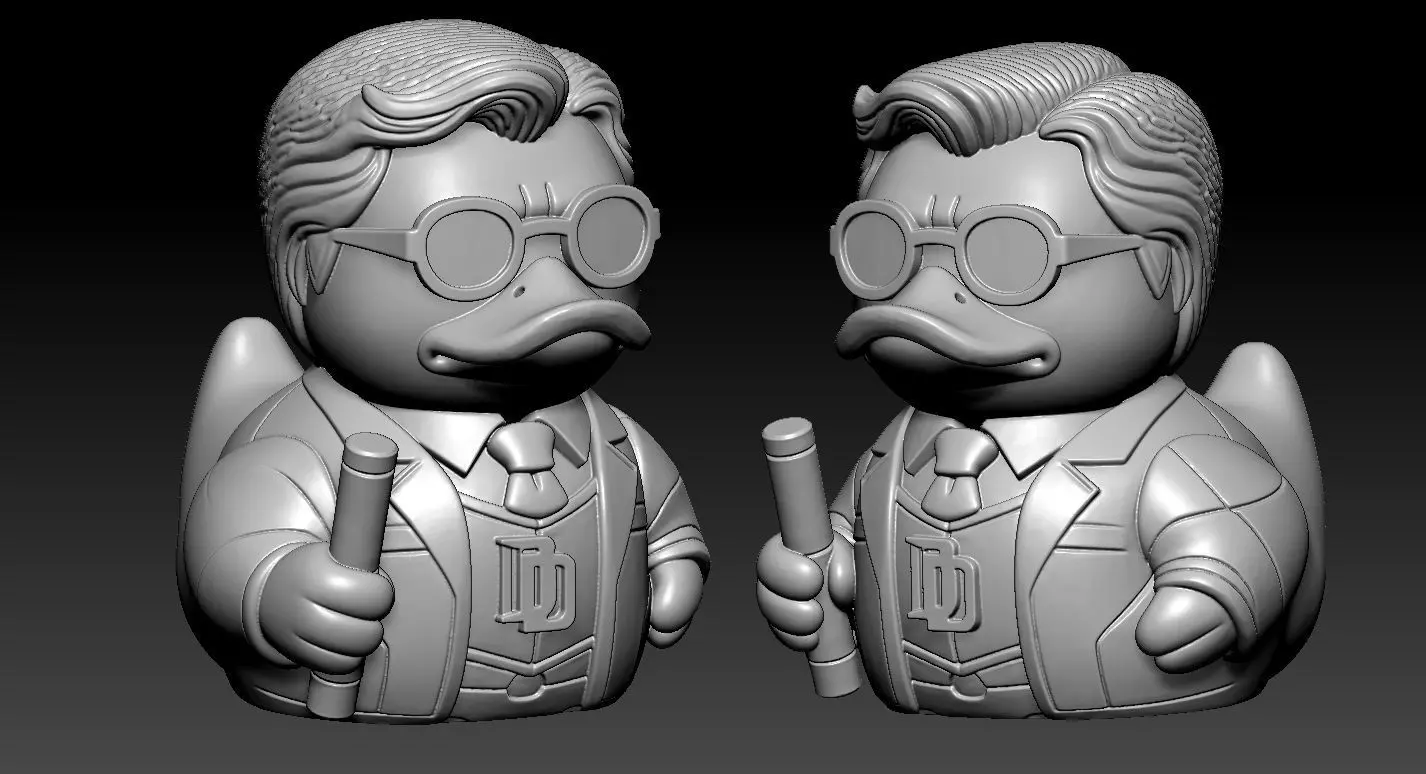 Rubber Duck - Matt Murdock - Daredevil - 3d print 3D print model_3