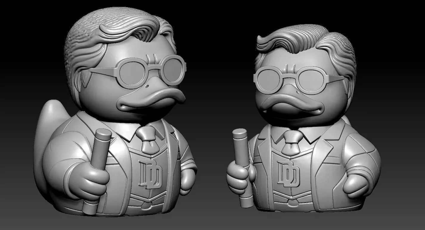 Rubber Duck - Matt Murdock - Daredevil - 3d print 3D print model_2