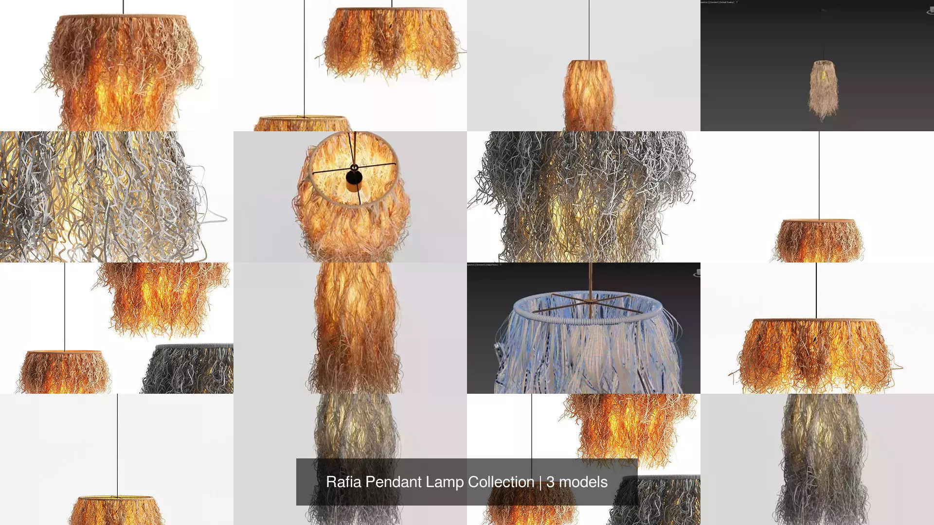 Rafia Pendant Lamp Collection _1