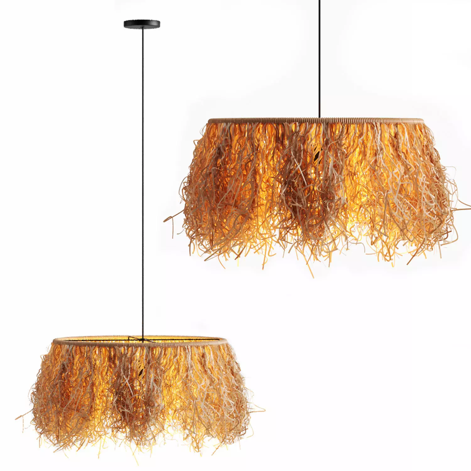 Rafia Pendant Lamp Collection _6