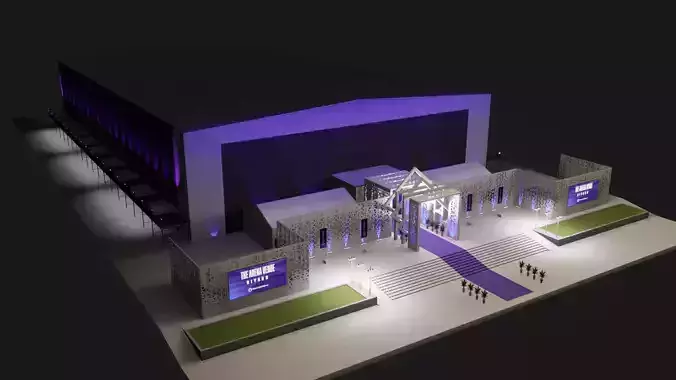The Arena Riyadh Venue - Saudi Arabia 3D model