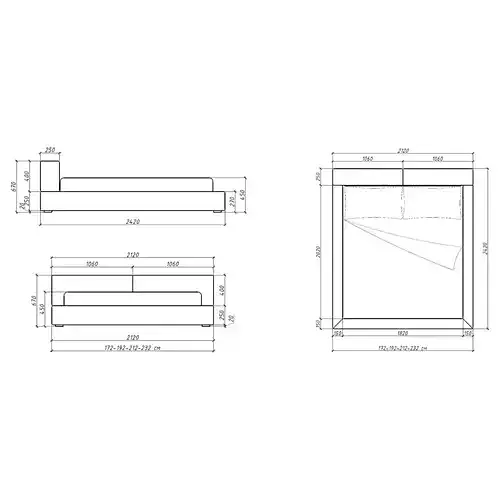 Osen Modern Upholstered Bed 