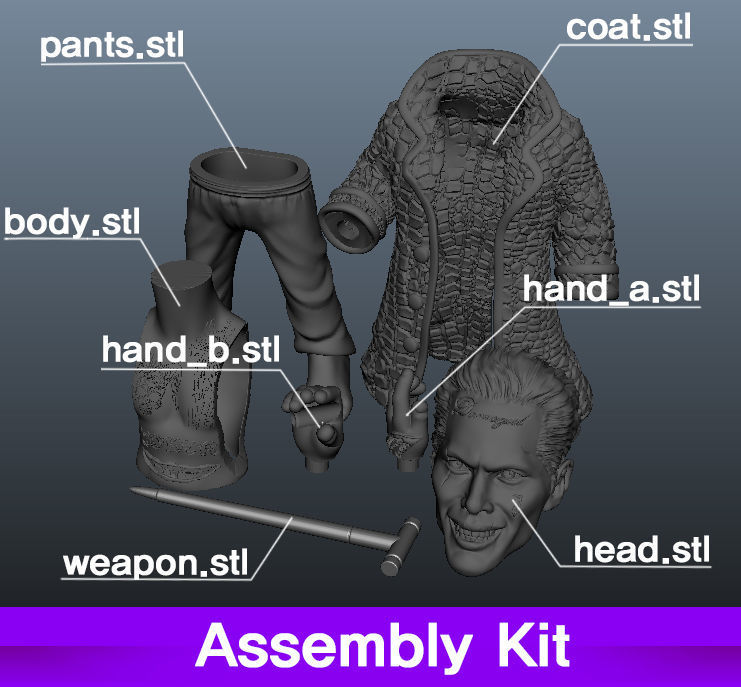 JOKER for 3d printing model 3D print model_3