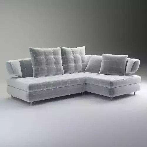 Modern Sectional Sofa Nikol - Basic Model 3D model