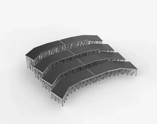 Portable stage  3D model