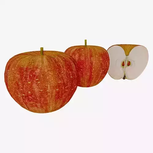Realistic apple