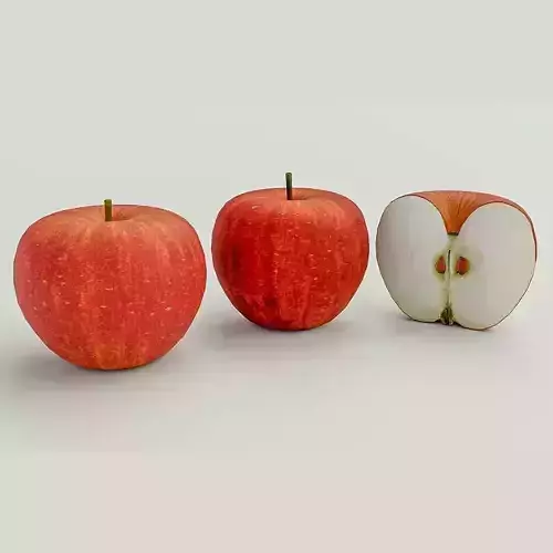 Realistic apple