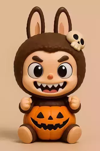 Labubu Halloween Pumpkin