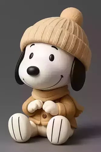 Cozy Winter Snoopy