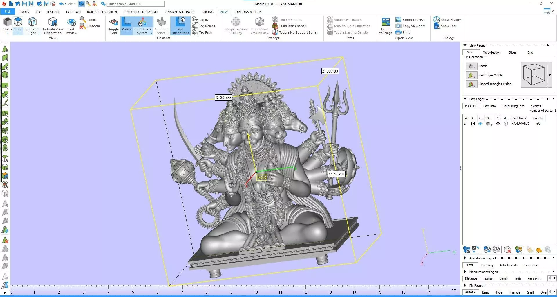Panchmukhi Hanuman 3d model 3D model_12