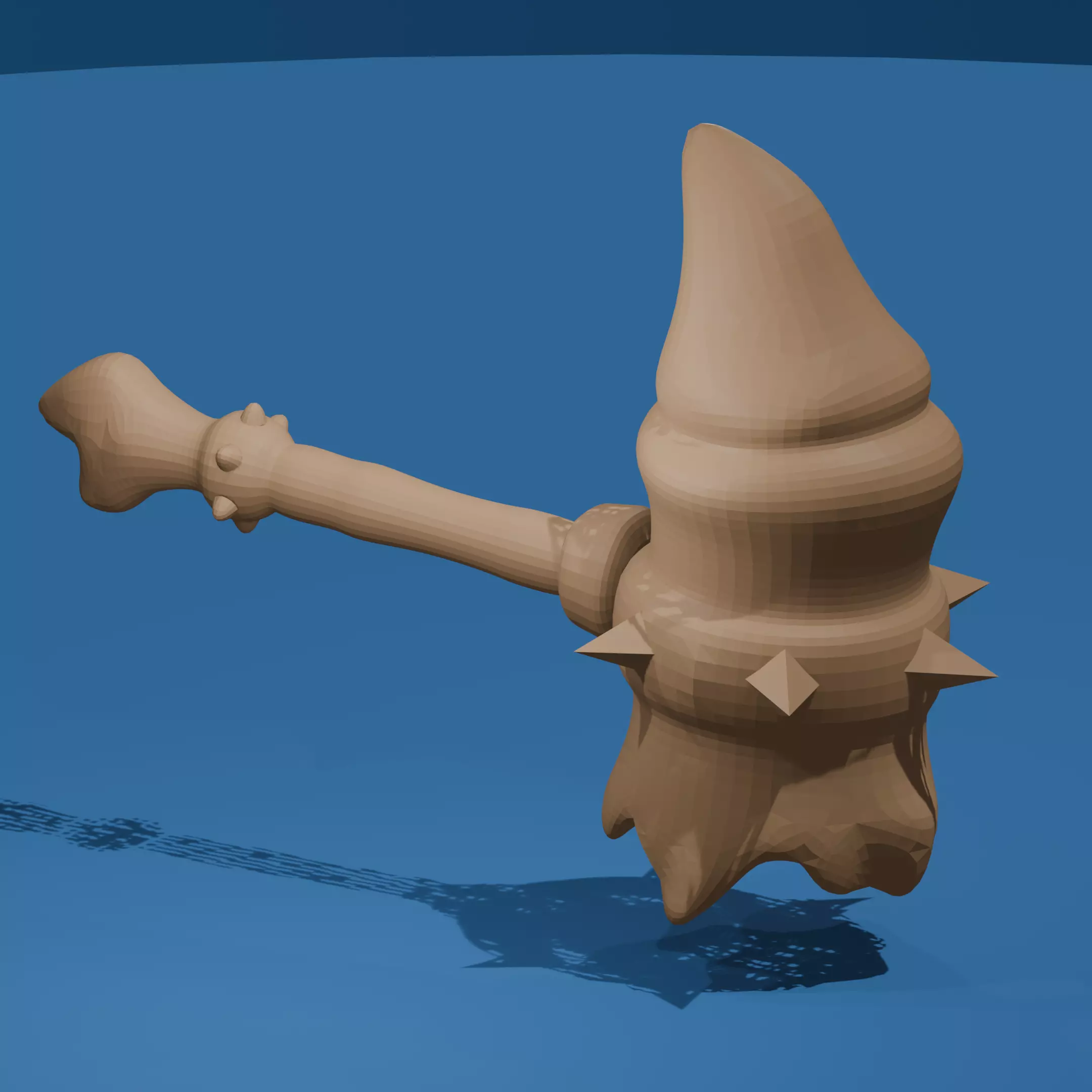 Fantasy Bone Hammer 3D Printable STL 3D print model