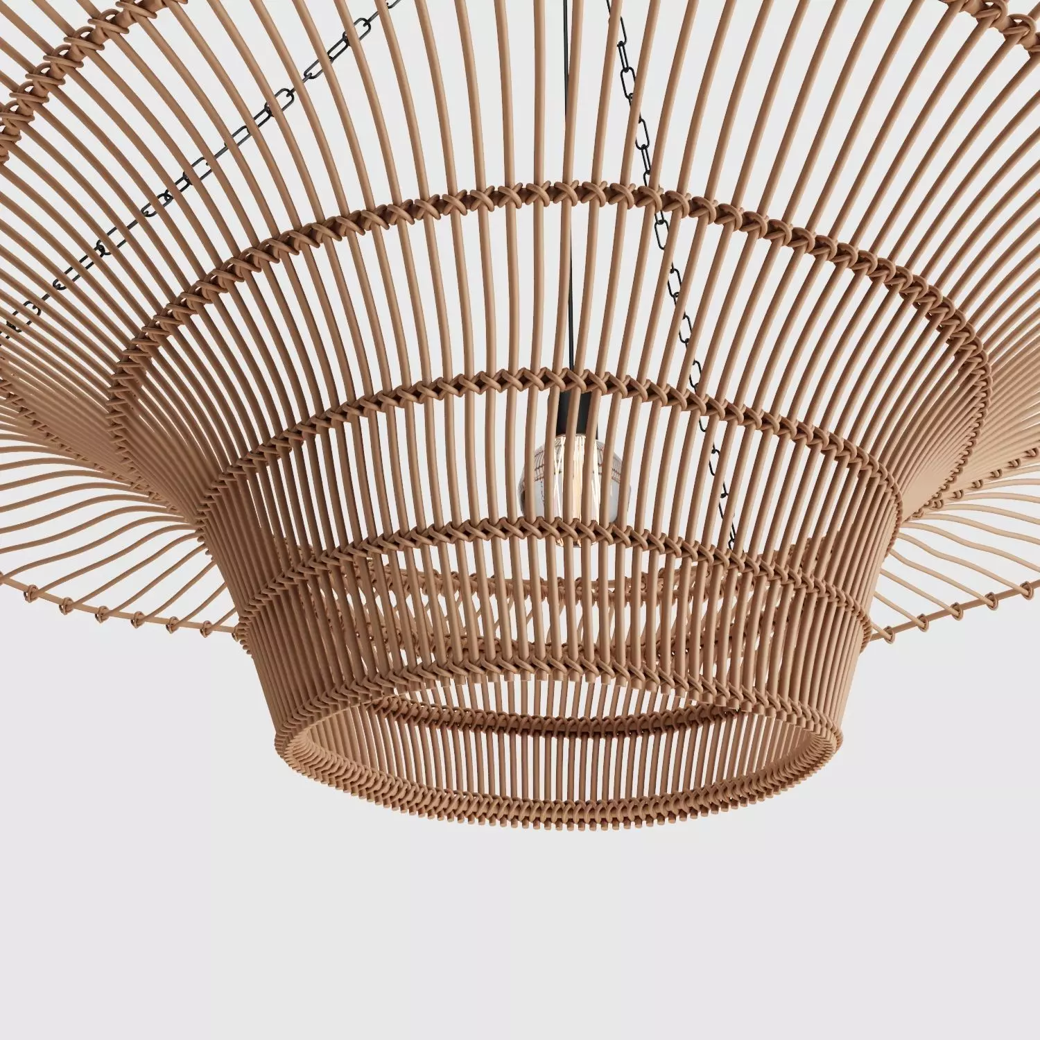 Rattan Pendant Lamp - MyLamp Likya 3D model_4