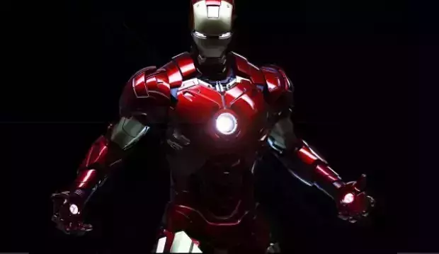 Red colour Iron man 