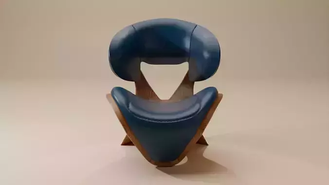 Woodys High Quality Chairs Colletion PBR 012 3D model