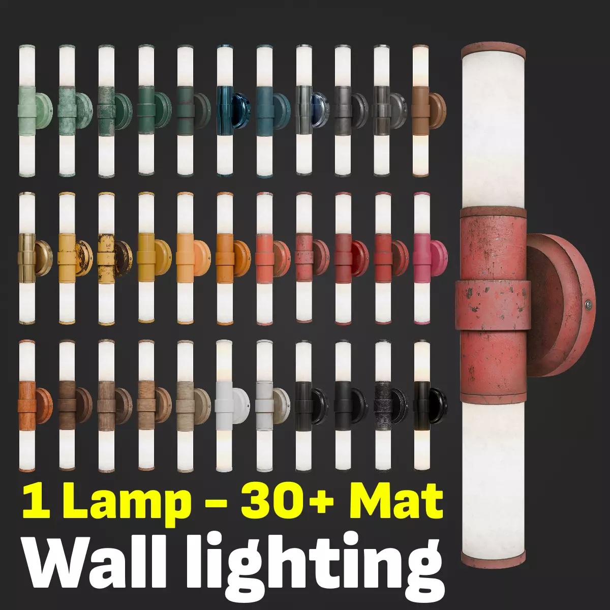 BRA Zortes Libbero Light Pack Wall light 3D model